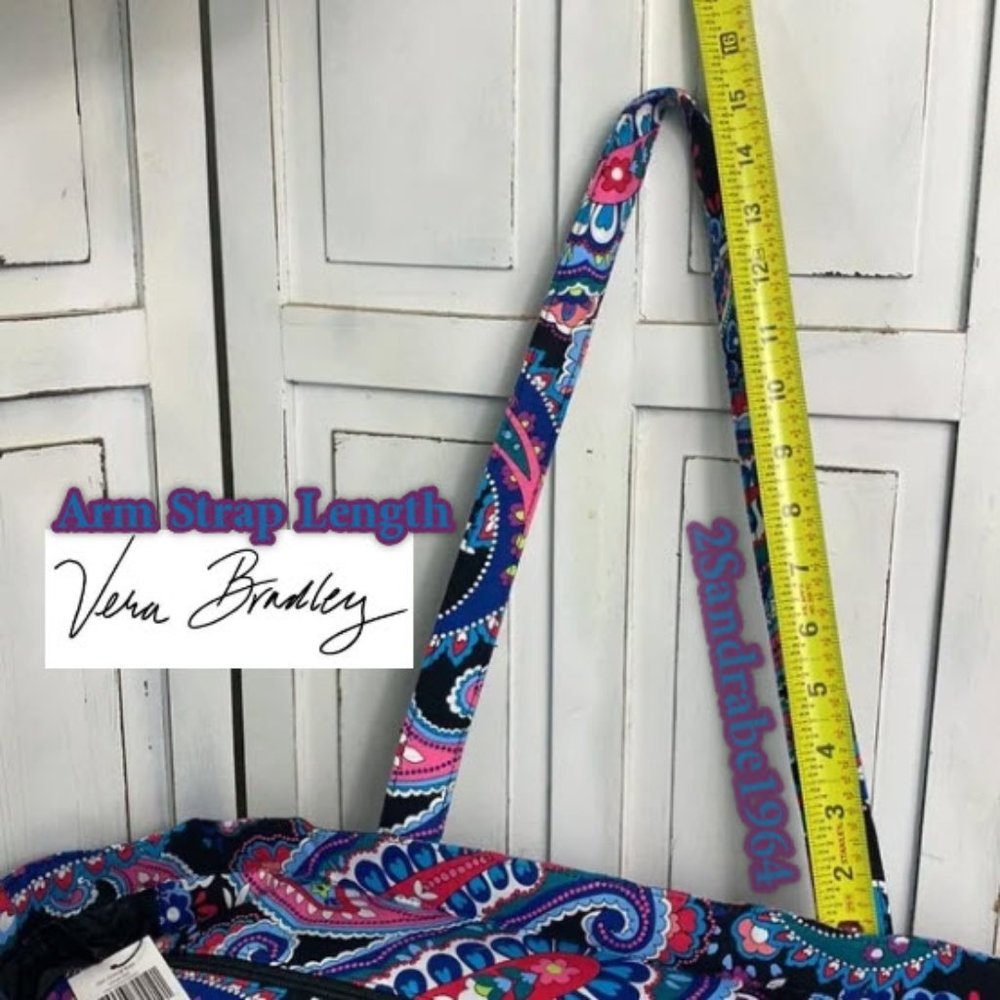 Vera Bradley Get Going Tote / Haymarket Paisley - Picture 7 of 16